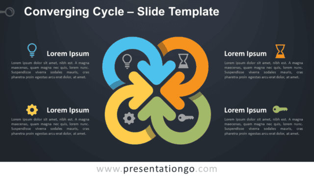 Free Converging Cycle for PowerPoint