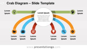 Free Crab Diagram for PowerPoint and Google Slides