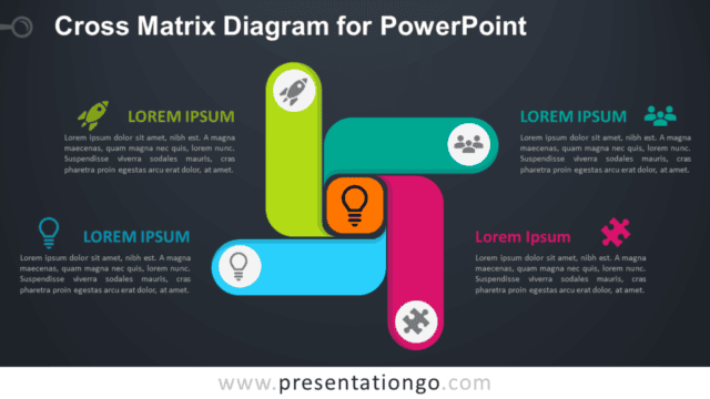 Cross Matrix PowerPoint Template Free Cross Matrix PowerPoint Template
