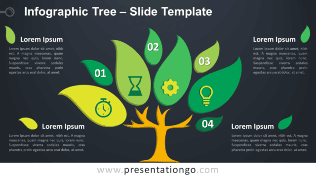 Free Infographic Tree for PowerPoint