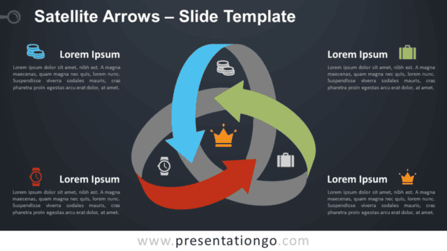 Satellite Arrows for PowerPoint Free Satellite Arrows for PowerPoint
