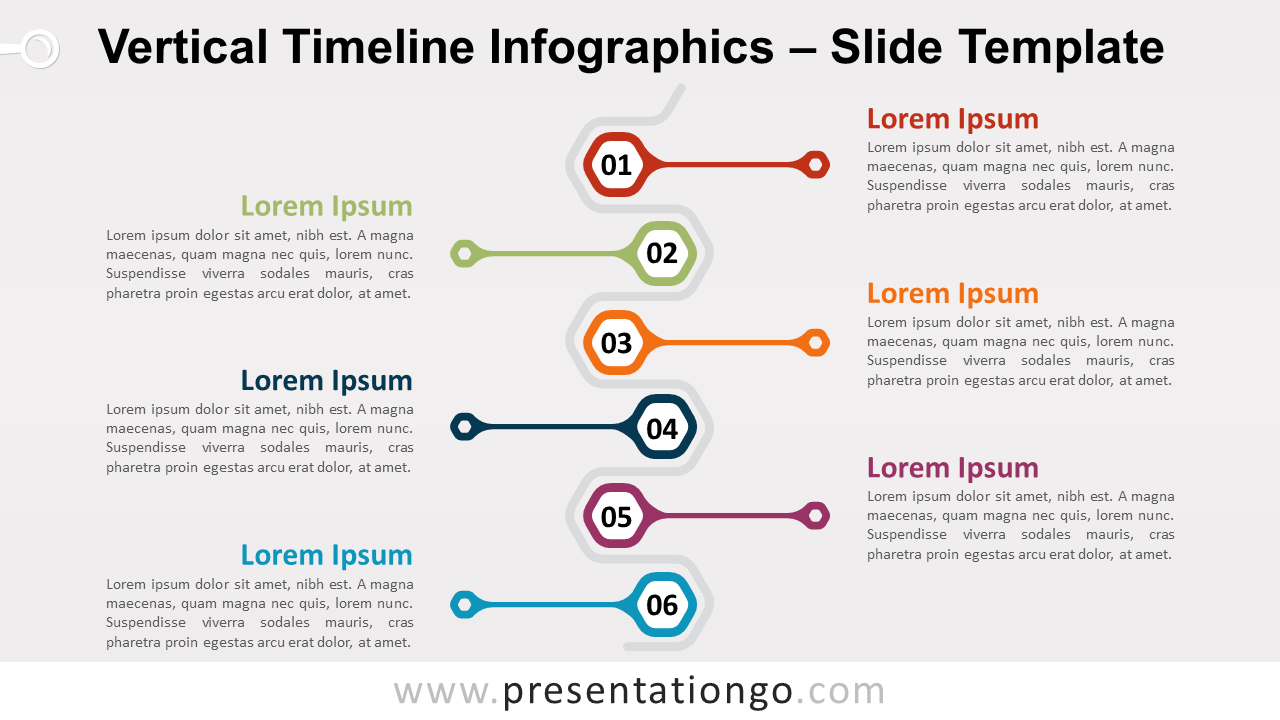 Free Vertical Timeline Infographics for PowerPoint and Google Slides
