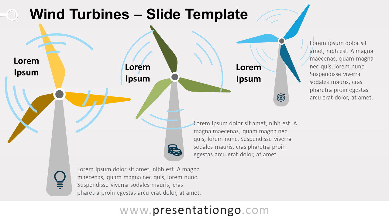 Free Wind Turbines Template for PowerPoint and Google Slides