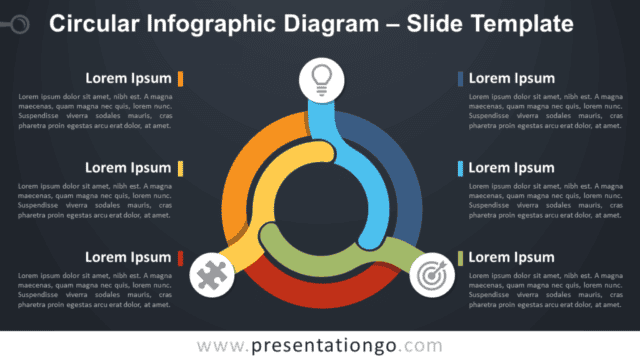 Circular Infographic Diagram for PowerPoint Free Circular Infographic Diagram for PowerPoint