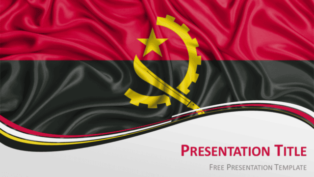 Angola Flag PowerPoint and Google Slides Template Free Angola Flag PowerPoint and Google Slides Template
