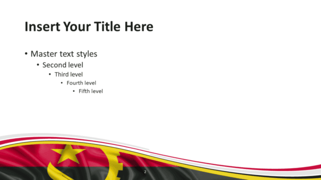 Angola Flag PowerPoint and Google Slides Template - Slide 2 Angola Flag PowerPoint and Google Slides Template - Slide 2