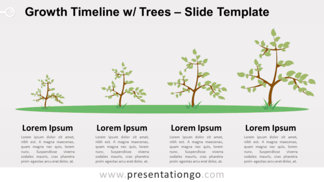 Growth Timeline with Trees for PowerPoint and Google Slides Free Growth Timeline with Trees for PowerPoint and Google Slides