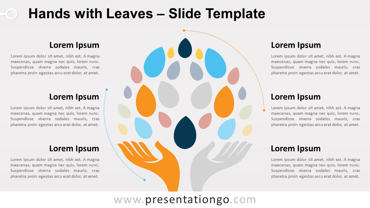 Free Hands and Leaves for PowerPoint and Google Slides
