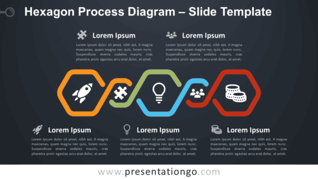 Hexagon Process Diagram for PowerPoint Free Hexagon Process Diagram for PowerPoint