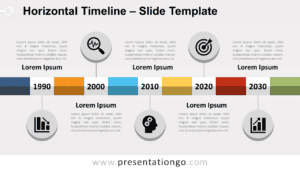 Free Horizontal Timeline for PowerPoint and Google Slides