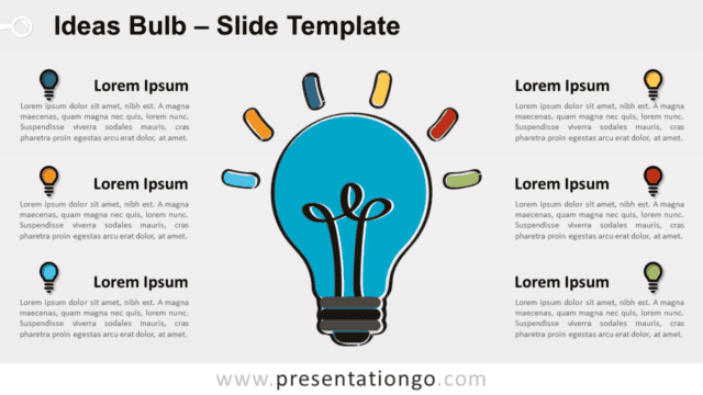 Free Ideas Bulb for PowerPoint and Google Slides