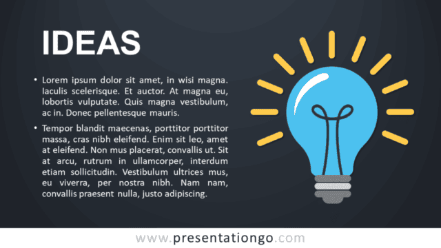 Ideas - Metaphor Template for PowerPoint Ideas - Metaphor Template for PowerPoint