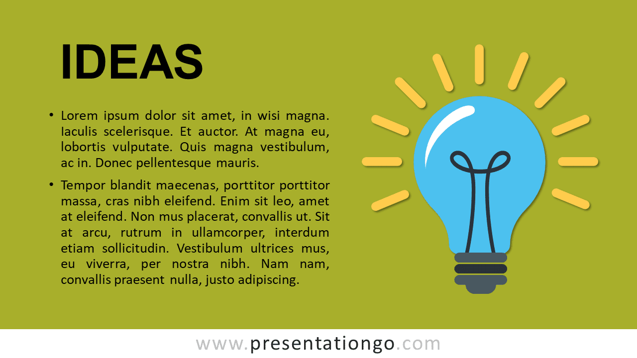 Ideas - Metaphor Template for PowerPoint and Google Slides