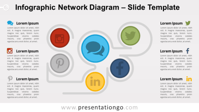 Infographic Network Diagram for PowerPoint and Google Slides Free Infographic Network Diagram for PowerPoint and Google Slides