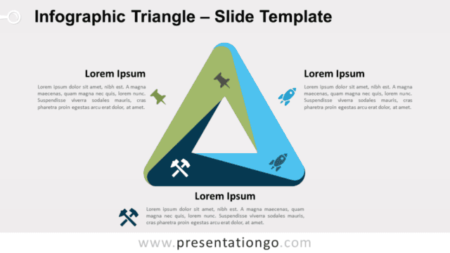 Infographic (Penrose) Triangle for PowerPoint and Google Slides Free Infographic (Penrose) Triangle for PowerPoint and Google Slides