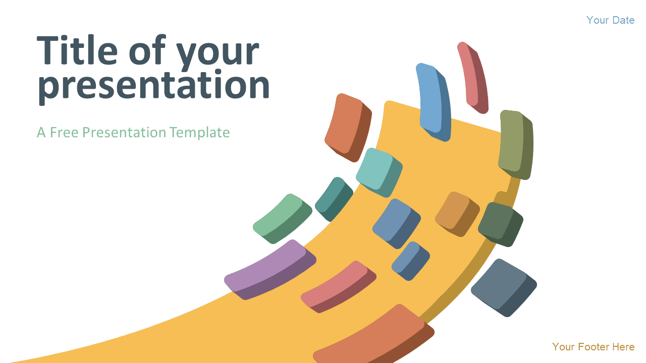 Free Modern Abstract Template for PowerPoint and Google Slides
