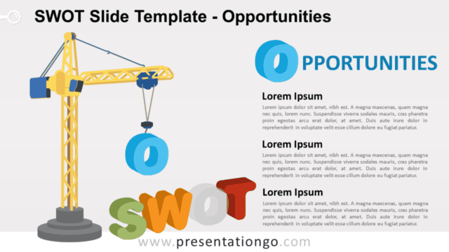 OPPORTUNITIES - SWOT Analysis for PowerPoint and Google Slides OPPORTUNITIES - SWOT Analysis for PowerPoint and Google Slides