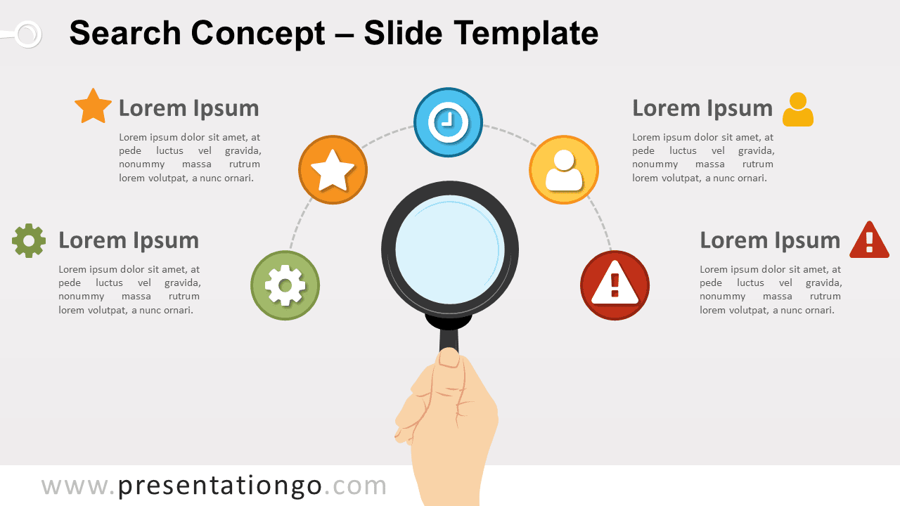 Free Search Concept for PowerPoint and Google Slides