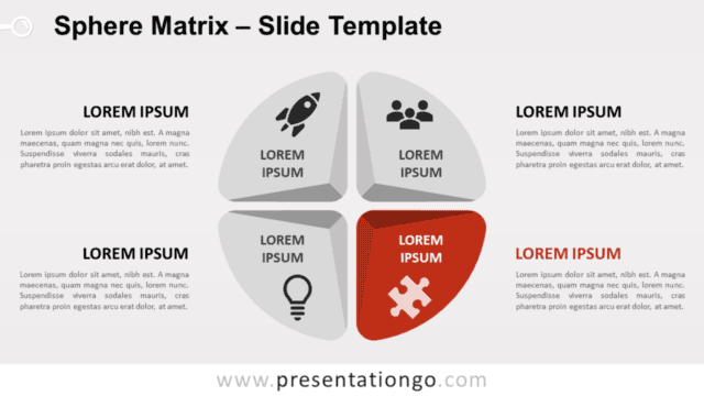 Sphere Matrix for PowerPoint and Google Slides - Focus 1 Free Sphere Matrix for PowerPoint and Google Slides - Focus 1