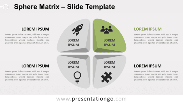 Sphere Matrix for PowerPoint and Google Slides - Focus 2 Free Sphere Matrix for PowerPoint and Google Slides - Focus 2