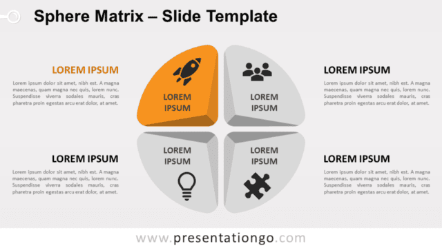 Sphere Matrix for PowerPoint and Google Slides - Focus 3 Free Sphere Matrix for PowerPoint and Google Slides - Focus 3