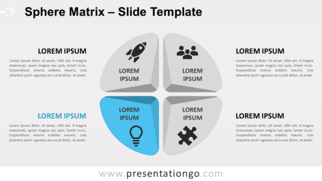 Sphere Matrix for PowerPoint and Google Slides - Focus 4 Free Sphere Matrix for PowerPoint and Google Slides - Focus 4