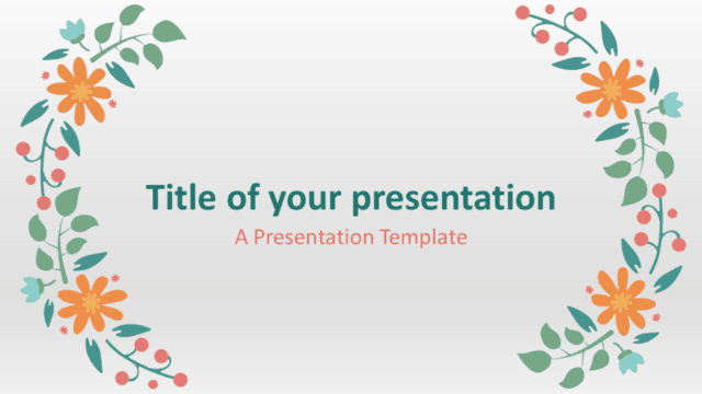 Free Spring Template for PowerPoint and Google Slides
