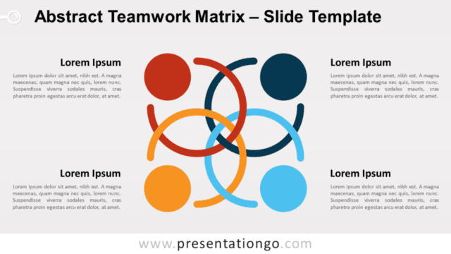Abstract Teamwork Matrix for PowerPoint and Google Slides Free Abstract Teamwork Matrix for PowerPoint and Google Slides
