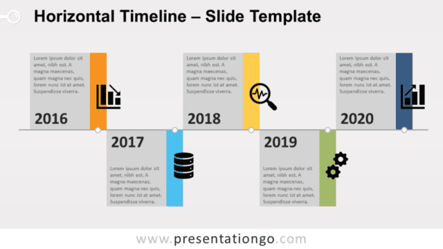 Horizontal Timeline for PowerPoint and Google Slides Free Horizontal Timeline for PowerPoint and Google Slides