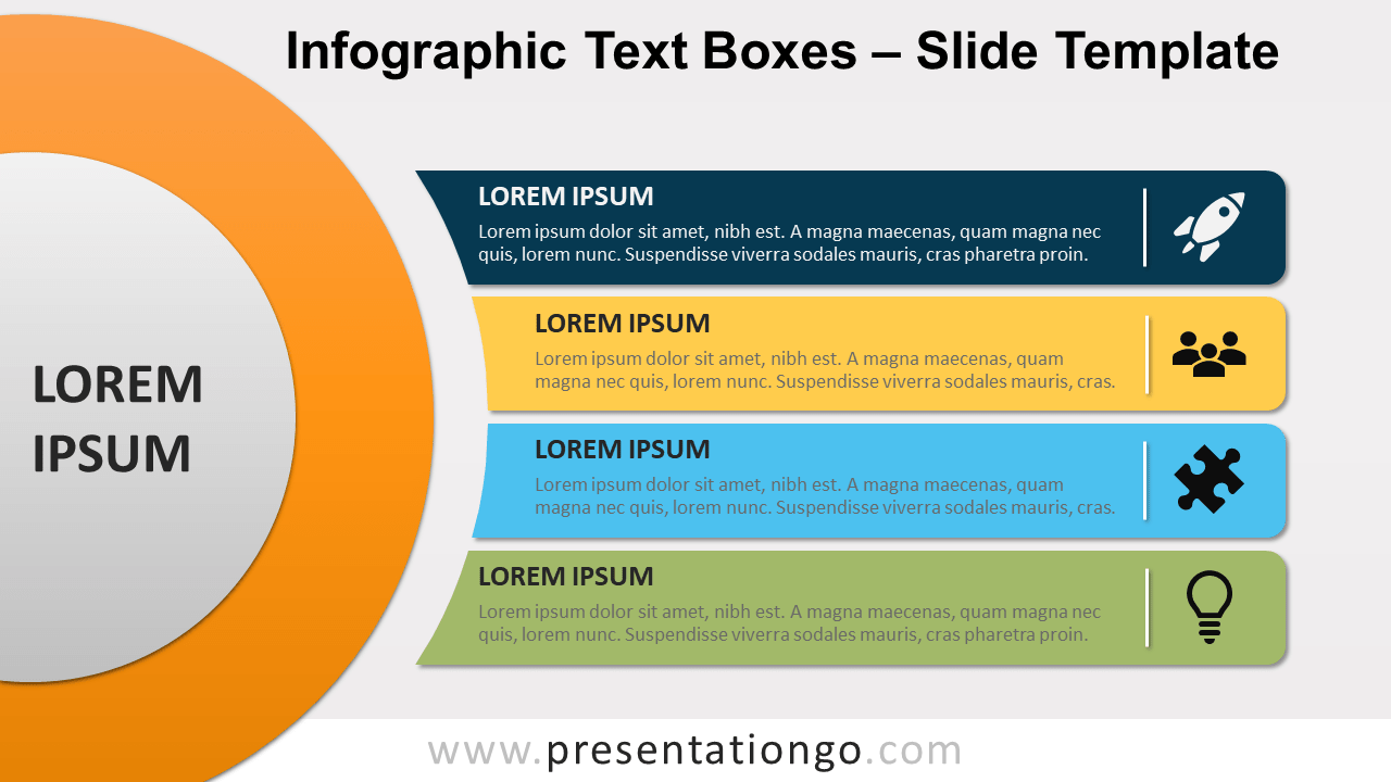 Free Infographic Text Boxes for PowerPoint and Google Slides