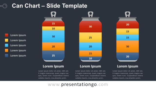 Pictorial Stacked Can Chart for PowerPoint - Data Visualization Free Pictorial Stacked Can Chart for PowerPoint - Data Visualization