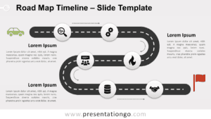 Free Road Map Timeline for PowerPoint and Google Slides