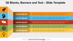 Free 3D Blocks, Banners and Text for PowerPoint and Google Slides