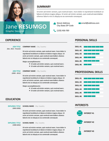 ALECTA - Free Professional Resume Template for PowerPoint and Google Slides ALECTA - Free Professional Resume Template for PowerPoint and Google Slides