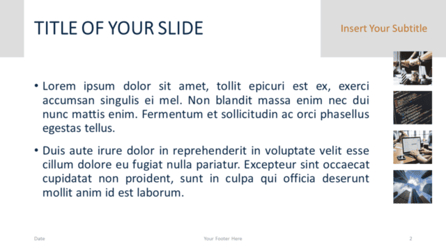Business Report Template for PowerPoint and Google Slides - Slide 2