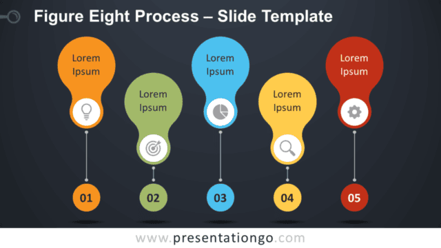 Free Figure-Eight Process Diagram for PowerPoint and Google Slides