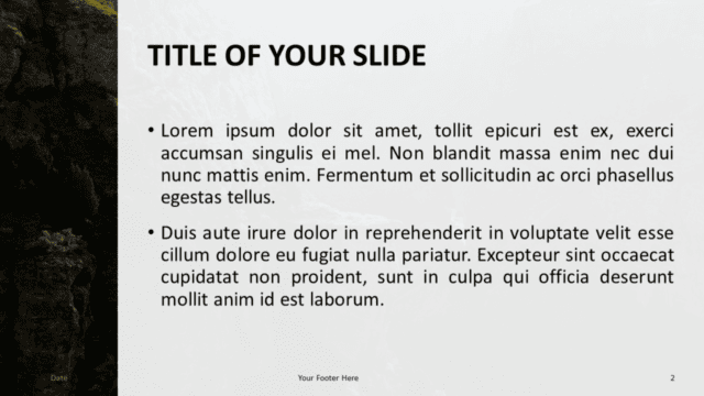 Gorge Template for PowerPoint and Google Slides - Slide 2 Gorge Template for PowerPoint and Google Slides - Slide 2