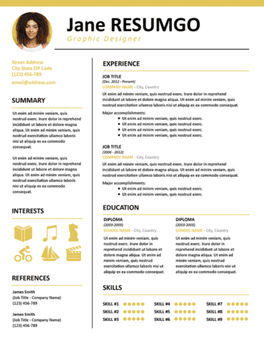 KALLIAS - Free Gold Resume Template for PowerPoint and Google Slides KALLIAS - Free Gold Resume Template for PowerPoint and Google Slides
