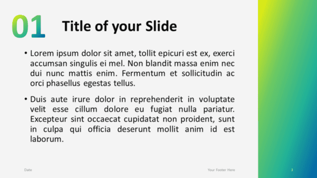 Modern Green Gradient Template for PowerPoint and Google Slides - Slide 3