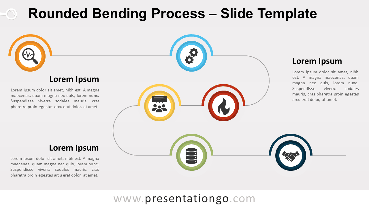 Free Rounded Bending Process for PowerPoint and Google Slides