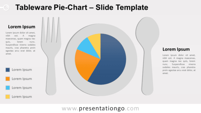 Free Tableware Data-Driven Pie-Chart for PowerPoint