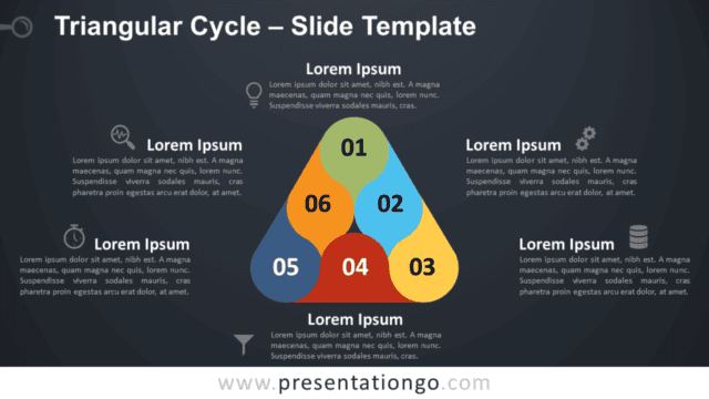 Triangular Cycle Diagram for PowerPoint and Google Slides Free Triangular Cycle Diagram for PowerPoint and Google Slides