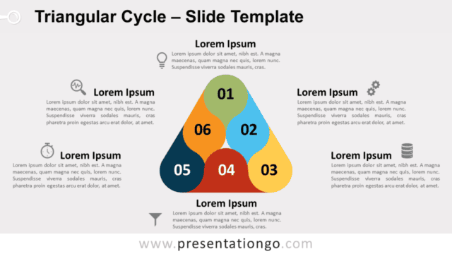 Triangular Cycle for PowerPoint and Google Slides Free Triangular Cycle for PowerPoint and Google Slides