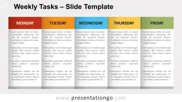 Weekly Tasks for PowerPoint and Google Slides Free Weekly Tasks for PowerPoint and Google Slides