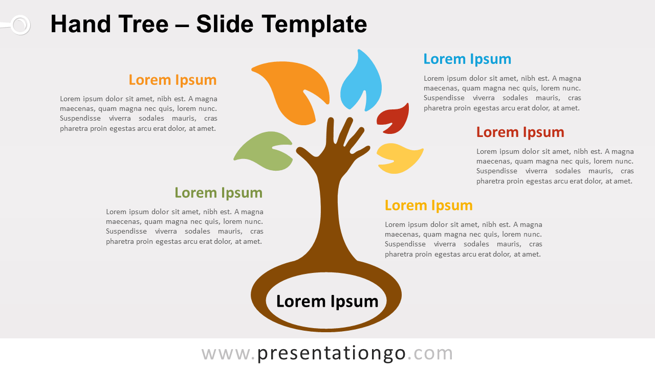 Free Hand Tree for PowerPoint and Google Slides