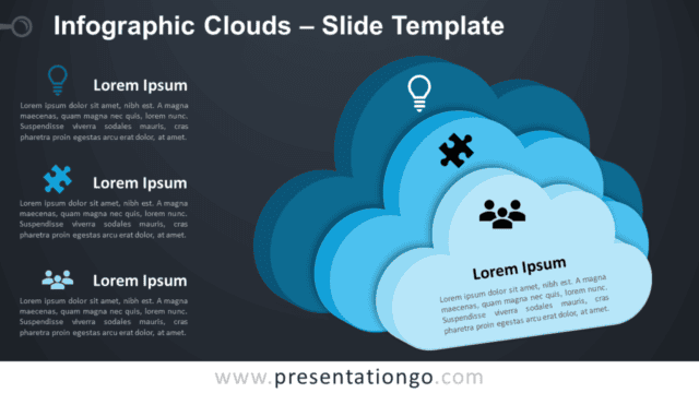 Infographic Clouds - PowerPoint and Google Slides Template Infographic Clouds - Free PowerPoint and Google Slides Template