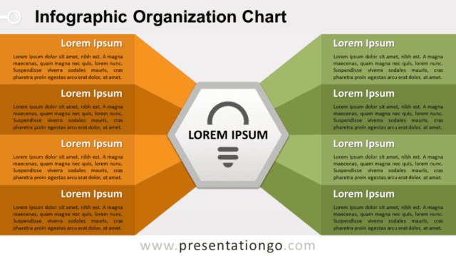 Infographic Organization Chart - PowerPoint and Google Slides Template