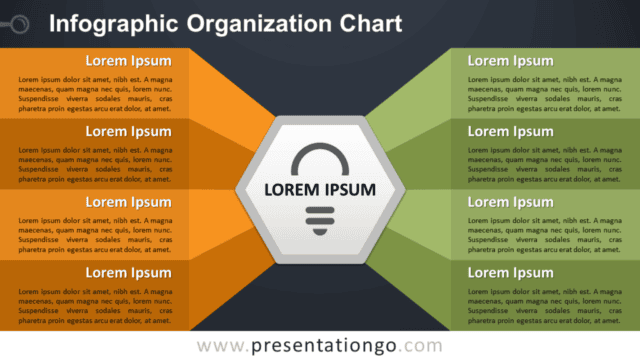 Infographic Organization Chart Template for PowerPoint and Google Slides
