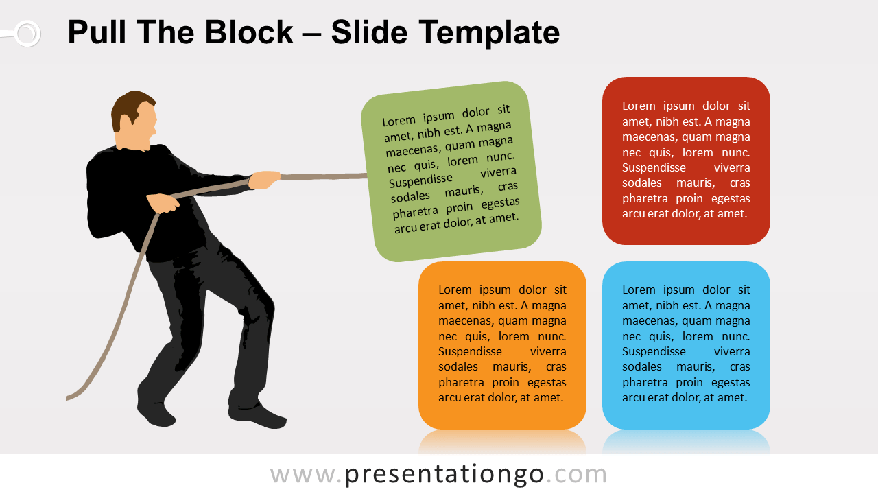 Free Pull The Block Infographic for PowerPoint and Google Slides