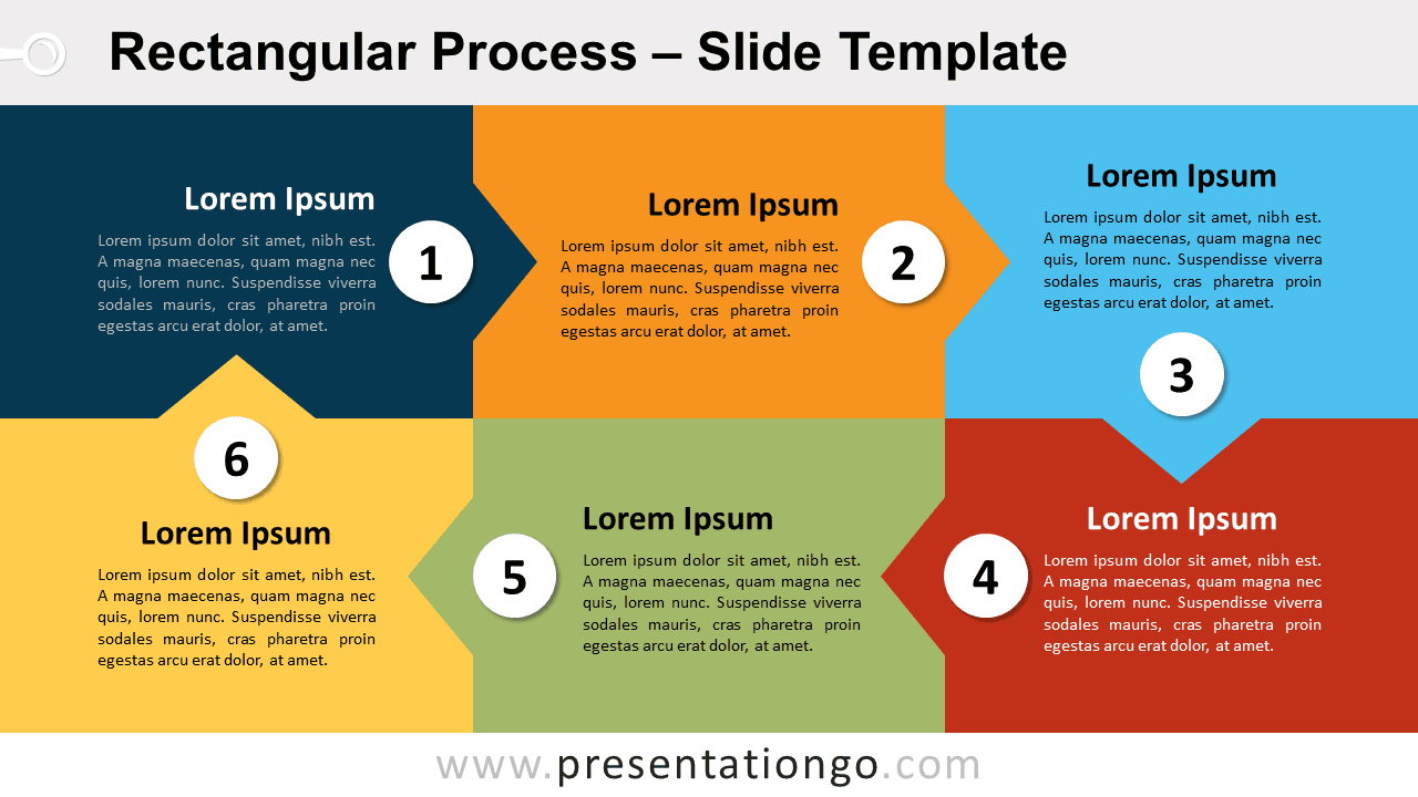 Free Rectangular Process for PowerPoint and Google Slides